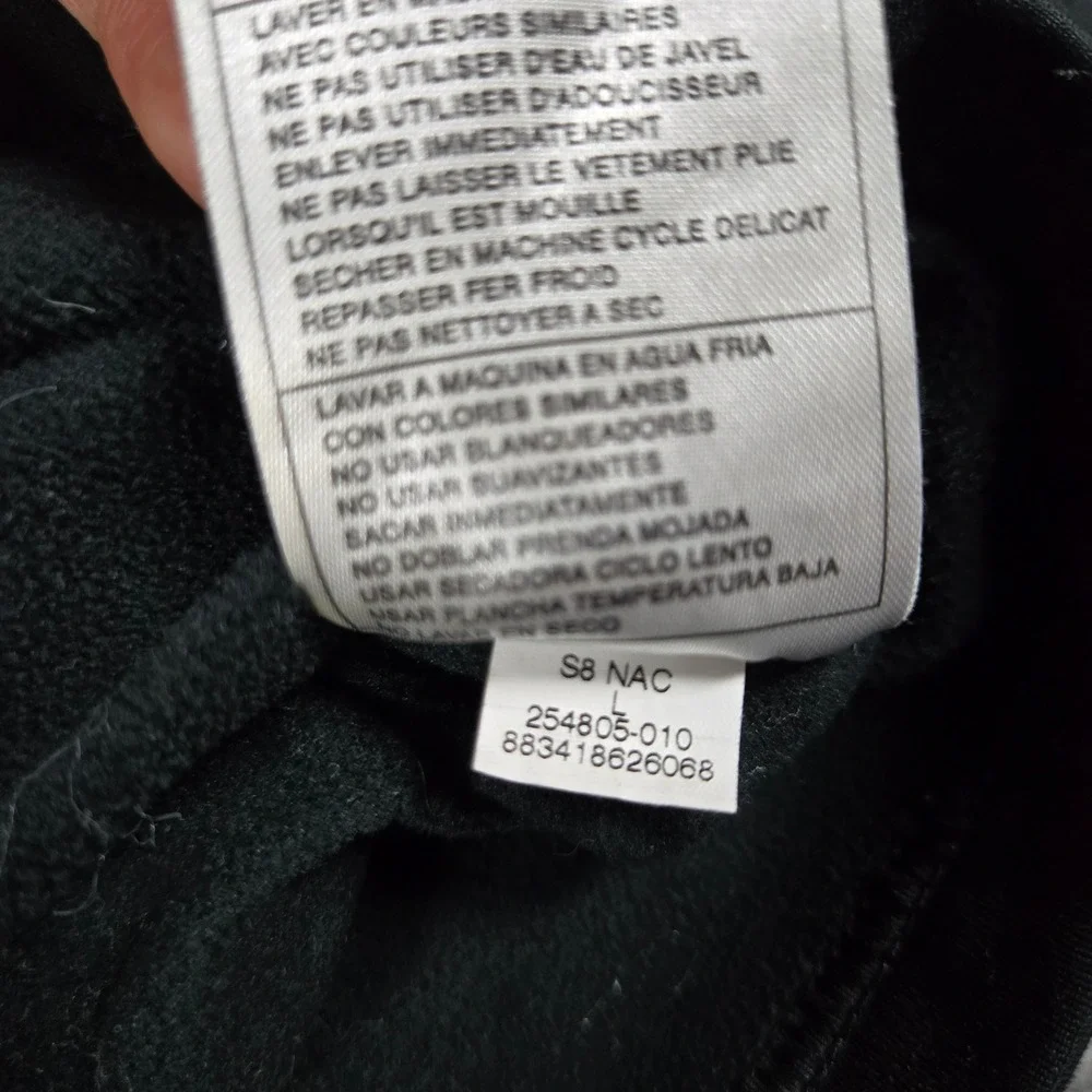 Nike Girls Black Fit Dry Mock Neck Athletic Fleece Top L 12-14